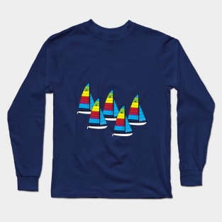 Hobie 16 Catamaran Sailboat Long Sleeve T-Shirt